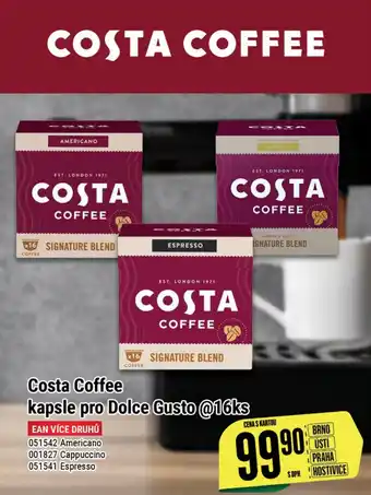 Tamda Foods Costa Coffee kapsle pro Dolce Gusto @16ks nabídka