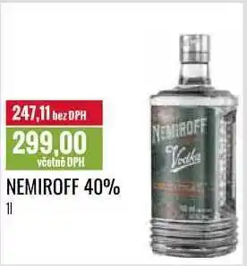 Ratio Nemiroff 40% 1l nabídka