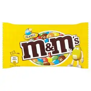 Ratio M&m's arašídové čokoládové dražé s praženými arašídy v křupavé cukrové skořápce 45g nabídka