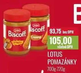 Ratio Lotus pomazánky 700g-720g nabídka