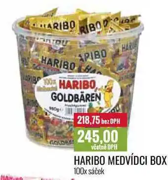 Ratio Haribo medvídci box 100x sáček nabídka