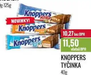 Ratio Knoppers tyčinka 40g nabídka