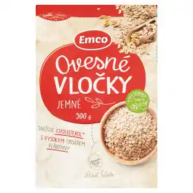 Ratio Emco ovesné vločky, různé druhy 500g nabídka