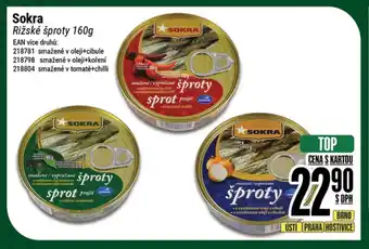 Tamda Foods Sokra Rižské šproty 160g nabídka