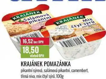 Ratio Krajánek pomazánka 100g nabídka