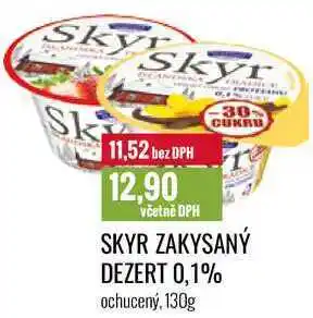 Ratio Skyr zakysaný dezert 130g nabídka