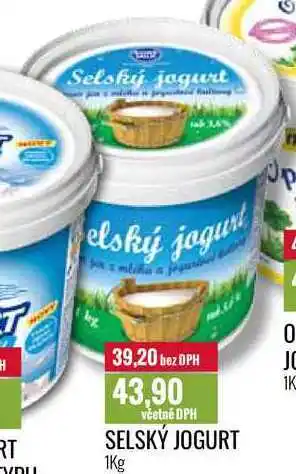 Ratio Selský jogurt 1kg nabídka