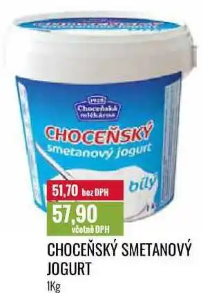 Ratio Choceňský smetanový jogurt 1kg nabídka