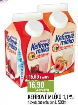 Ratio Kefírové mléko 1,1% 500ml nabídka