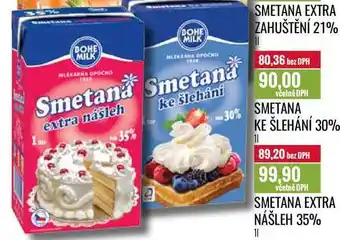 Ratio Smetana extra nášleh 35% 1l nabídka