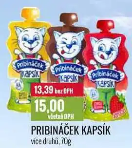 Ratio Pribináček kapsík 70g nabídka