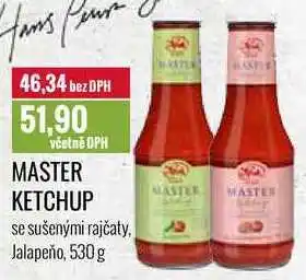 Ratio Master ketchup 530g nabídka