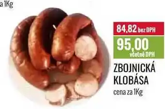 Ratio Zbojnická klobása cena za 1kg nabídka