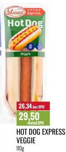Ratio Hot dog express veggie 110g nabídka