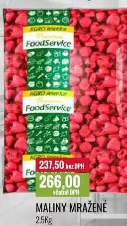 Ratio Maliny mražené 2,5kg nabídka