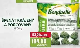 Ratio Špenát krájený a porcovaný 2500 g nabídka