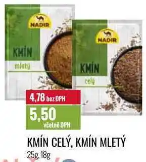 Ratio Kmín celý, kmín mletý 25g, 18g nabídka