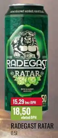 Ratio Radegast ratar 0,5l nabídka