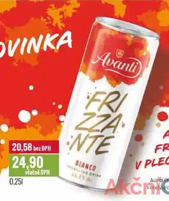 Ratio Avanti frizzante 0,25l nabídka