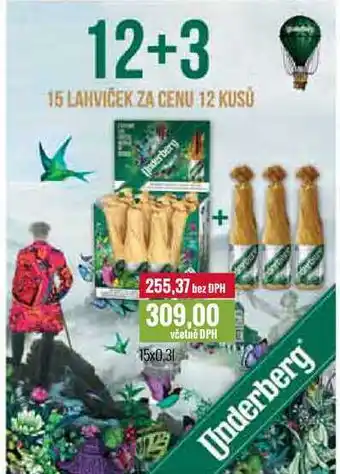 Ratio Underberg 15x0,3l nabídka