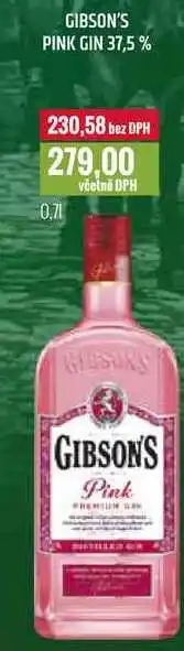 Ratio Gibson's pink gin 37,5% 0,7l nabídka