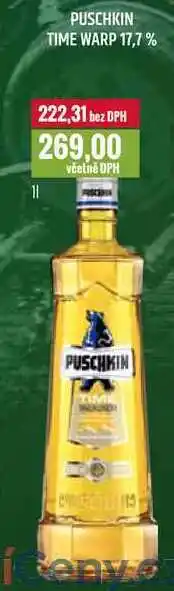 Ratio Puschkin time warp 17,7% 1l nabídka