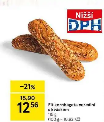 Tesco Fit kornbageta cereální s kváskem 115 g nabídka