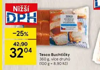 Tesco Tesco buchtičky 360 g nabídka