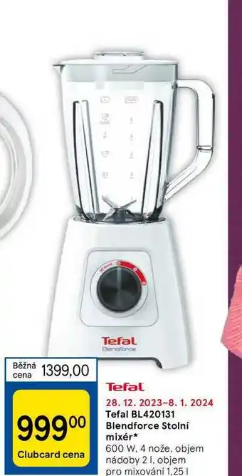 Tesco Tefal bl420131 blendforce stolní mixér nabídka