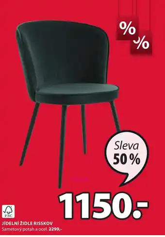 JYSK JÍDELNÍ ŽIDLE RISSKOV nabídka