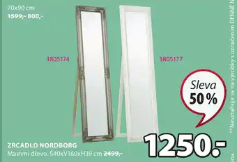 JYSK ZRCADLO NORDBORG nabídka