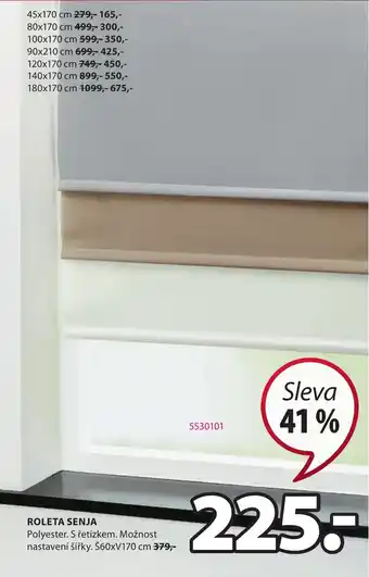 JYSK ROLETA SENJA nabídka