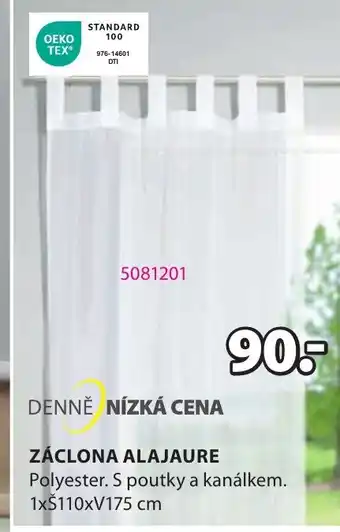 JYSK ZÁCLONA ALAJAURE nabídka