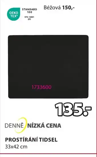 JYSK PROSTÍRÁNÍ TIDSEL nabídka
