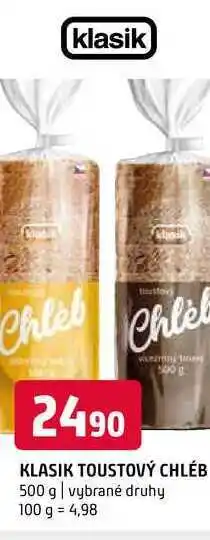 Terno Klasik toustový chléb 500 g nabídka