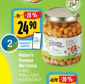 Albert Nature's promise bio cizrna 340 g nabídka