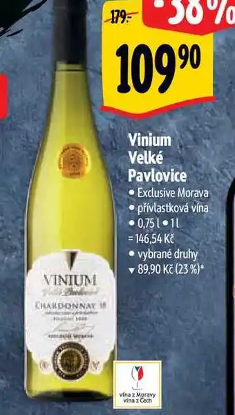 Albert Vinium velké pavlovice 0,75 l nabídka