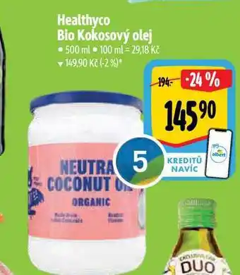 Albert Healthyco bio kokosový olej 500 ml nabídka