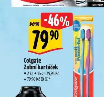 Albert Colgate zubní kartáček • 2 ks nabídka