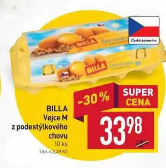 Billa Billa vejce m z podestýlkového chovu 10 ks nabídka