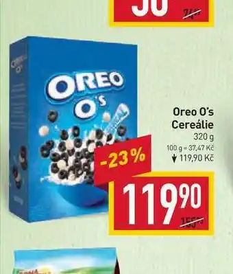 Billa Oreo o's cereálie 320 g nabídka