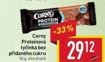 Billa Corny proteinová tyčinka bez přidaného cukru 50 g nabídka