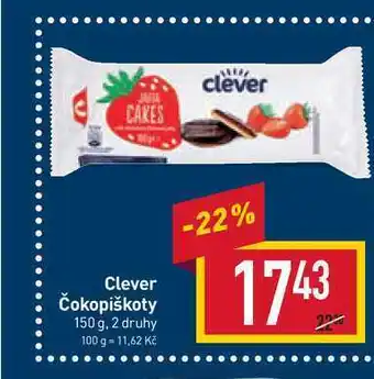 Billa Clever čokopiškoty 150 g nabídka