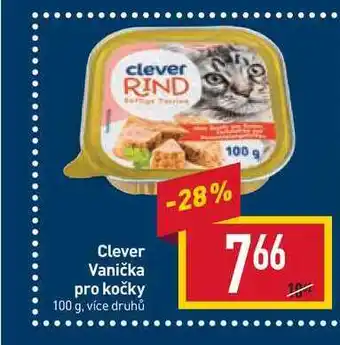 Billa Clever vanička pro kočky 100 g nabídka