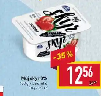 Billa Můj skyr 0% 130 g nabídka