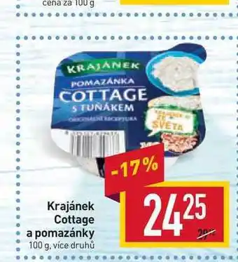 Billa Krajánek cottage a pomazánky 100 g nabídka