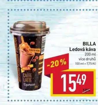 Billa Billa ledová káva 200 ml nabídka