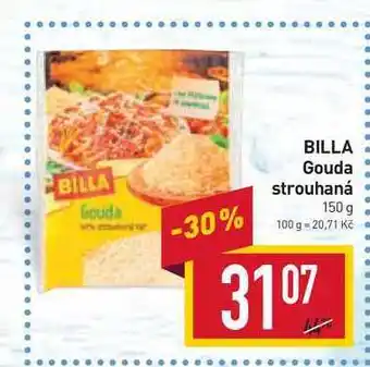 Billa Billa gouda strouhaná 150 g nabídka