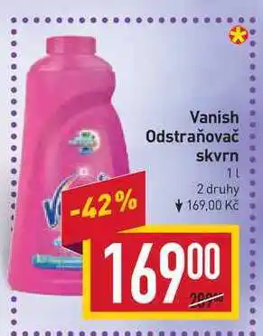 Billa Vanish odstraňovač skvrn 1l nabídka