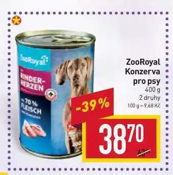 Billa Zooroyal konzerva pro psy 400 g nabídka